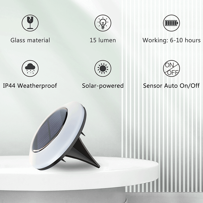Nekepy Solar Garden Light Weatherproof Motion Sensor Light 7 Colors Solar Light 2 Shift Modes Suitable for Pathway Patio Pool LED Light Wire-Free and Battery-Free Outdoor Solar Light