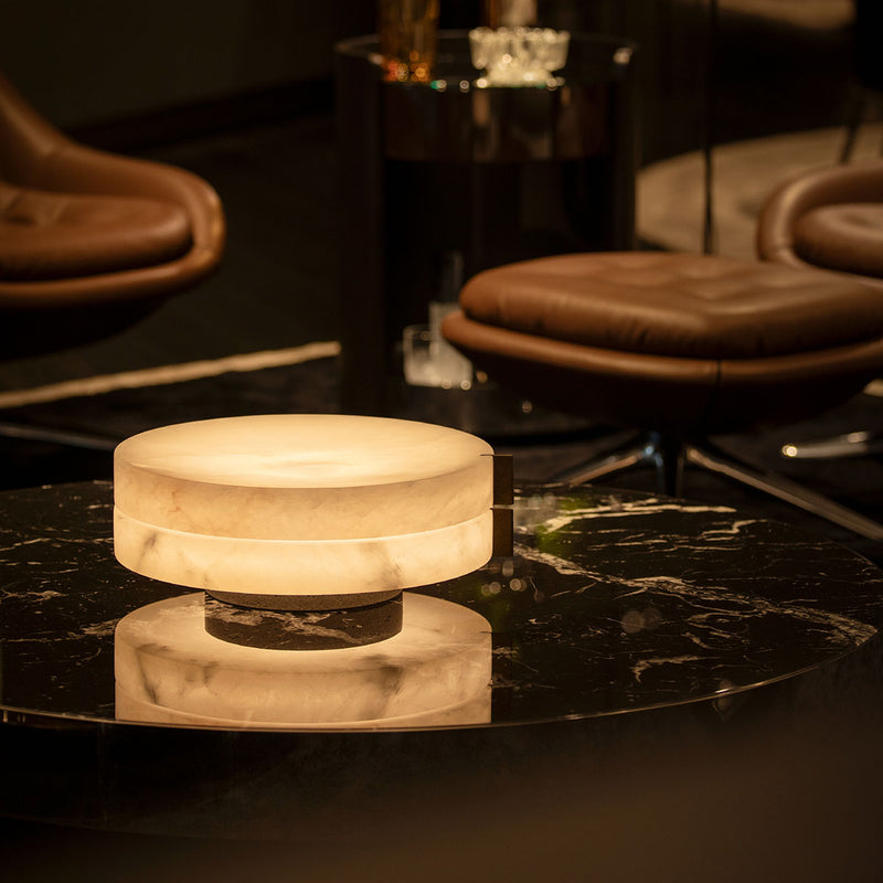 Moorgen × Steve Leung x Andrea Bonini Aurea Series Spanish Alabaster Table Lamp