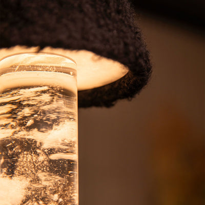 Moorgen Wool Table Lamp – Quartz / Glass, Wireless Charging Option