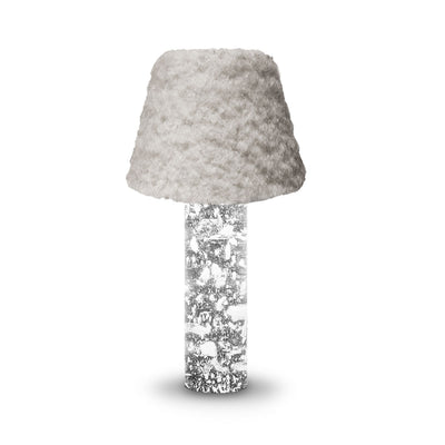Moorgen Wool Table Lamp – Quartz / Glass, Wireless Charging Option