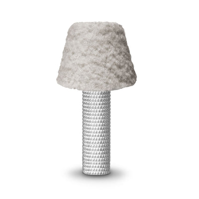 Moorgen Wool Table Lamp – Quartz / Glass, Wireless Charging Option