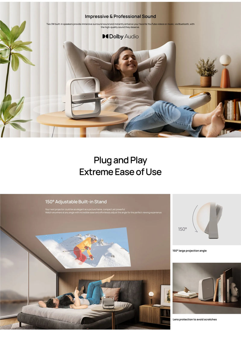 XGIMI Elfin Flip 1080P LED Home Projector