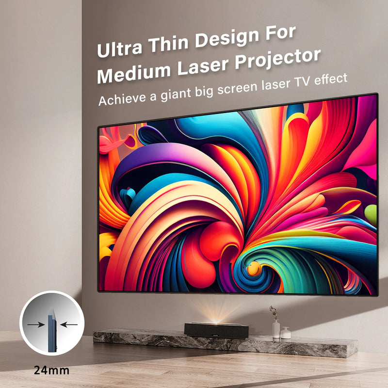 XGIMI Winways 4K / 8K Medium Throw ALR Fixed Frame Fresnel Projector Screen