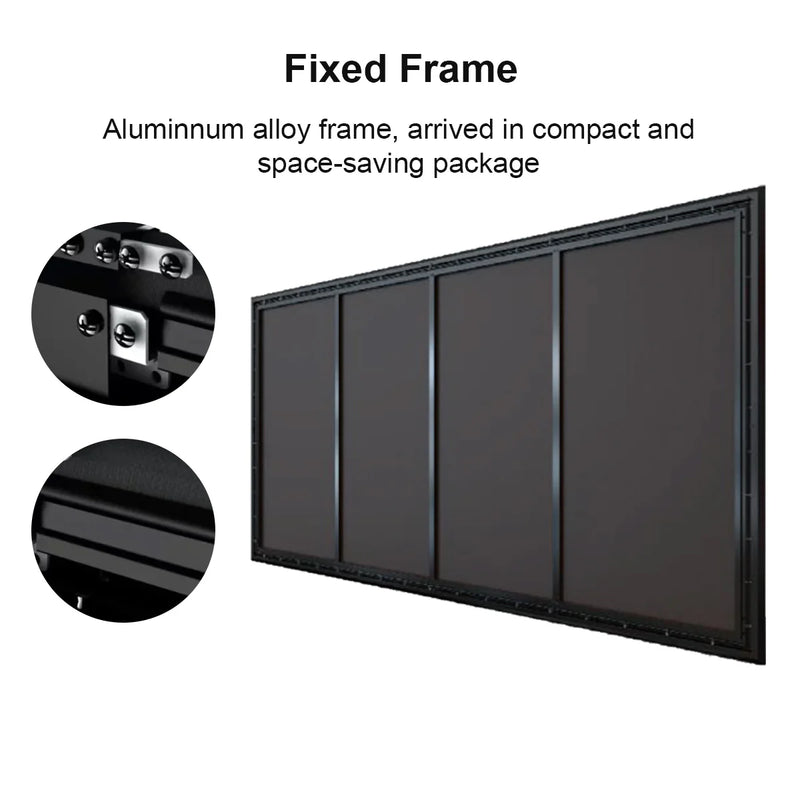 XGIMI Winways 4K / 8K Medium Throw ALR Fixed Frame Fresnel Projector Screen